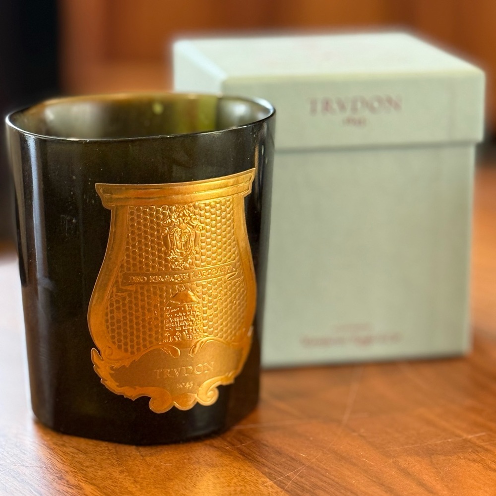 Cire Trudon EMPTY vessel with Gold Emblem and Box
